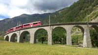 Fart mit dem Bernina Express
