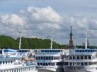 Rußland, Moskau, Flußbahnhof