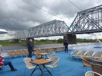 Rußland, Wolgabrücke bei Jaroslawl