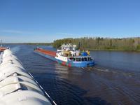 Rußland, Svchiffsverkehr auf der Seksna