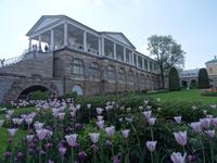 Katharinen-Palast in Puschkin,  Garten mit privaten Garten