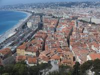Blick auf die Altstadt von Nizza vom Schlosshügel 