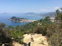 Wanderung zum Punta Manara - Blick auf Sestri Levante