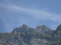 auf dem Weg zur Schwägalp... Blick zum Säntis