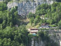 Eiger, Mönch, Jungfrau - Schifffahrt auf dem Thunersee -Eingang Beatushöhlen