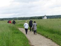 auf dem Weg zur Pokrow-Kirche am Nerl