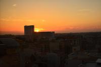 Sonnenuntergang beim Abendessen