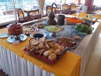 Abendliches Buffet im Hotel 