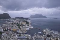 Blick vom Aksla auf Alesund