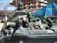 Zermatt, Murmeltierbrunnen