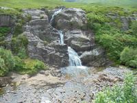 Wasserfall im Tal von Glencoe