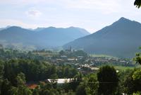 Blick von der Brandler Alm auf Ruhpolding