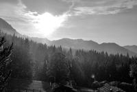 Sonne und Regen auf der Raffner Alm