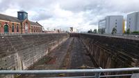 Das Thompson Dock in Belfast, in dem die Titanic fertiggestellt wurde