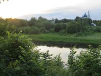 Susdal bei Sonnenuntergang