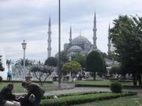 auf dem Weg zum Topkapi Palast, vorbei an der Blauen Moschee