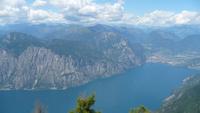 Blick vom Monte Baldo auf nördlichen Gardasee