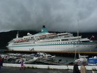 174 Åndalsnes - MS Albatros im Hafen