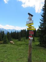 Wegweiser zur Schmittenhöhe