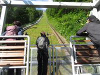 Lärchwand-Schrägaufzug