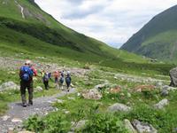 Wanderung hinab