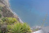 Blick hinunter zum Strand