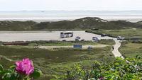 Blick aus das Festland über die Insel Sylt