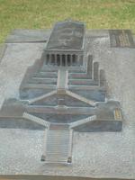 Walhalla bei Donaustauf, Modell der Anlage