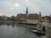 Blick zur Regensburger Altstadt