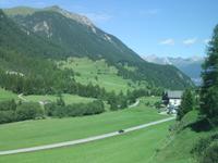 Während der Fahrt mit dem Glacier-Express
