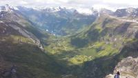 Blick zum Geirangerfjord