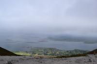 Blick vom Croagh Patrick auf die Clew Bay