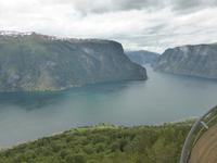 7. TAg Blick vom Stegasteinen zum Sognefjord