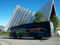 Tromsö, Eismeerkathedrale und unser Reisebus