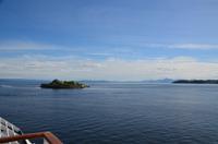 081 Trondheim, Ausfahrt mit Insel Munkholmen