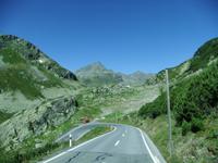 Fahrt über den Flüelapass