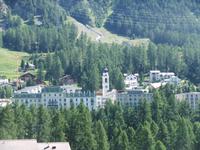 Blick auf Pontresina