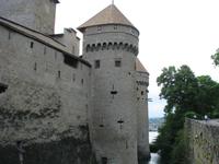 Château de Chillon - auf einem Felsen im See gelegen
