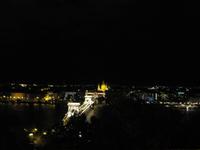 Budapest bei Nacht - Kettenbrücke
