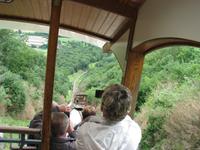 Auffahrt mit dem Train Funiculaire de Trouvet