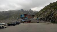 Furka-Pass-Straße am Rohnegletscher