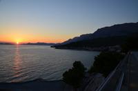 389 Sonnenuntergang in Podgora