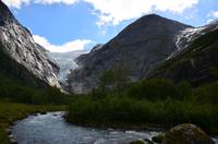 295 Briksdalsbreen, Wanderung zur Gletscherzunge