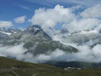 Blick aus dem Fenster der Gornergratbahn
