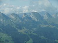 Blick vom Sänis auf die Churfirsten