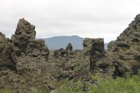 Spaziergang durch das Lavalabyrinth