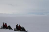 Schneemobiltour auf dem Vatnajökull Gletscher
