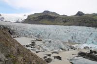 Fotostopp am Gletscher Svinafellsjökull 