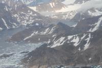 Flug nach Grönland - Blick auf das Eismeer