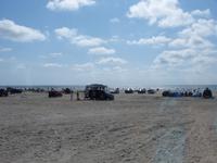 Eine Sandbank in Dänemark